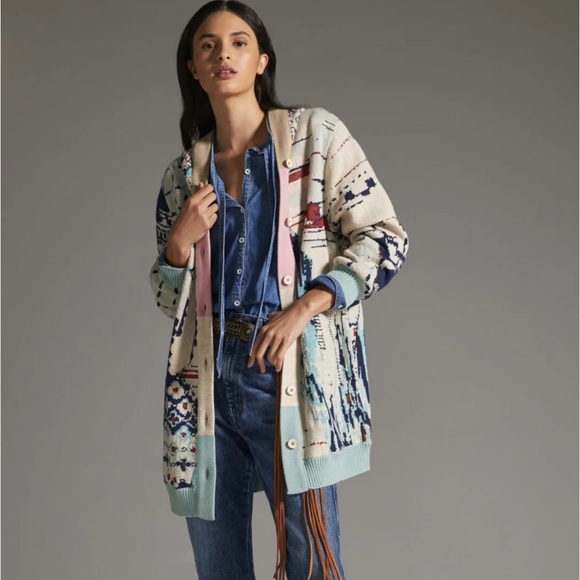 Anthropologie Aldo Martins Hooded Cardigan [785] - Picture 4 of 15